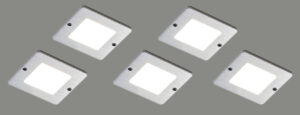LED Unterbauleuchten Astrale Q 5-fach