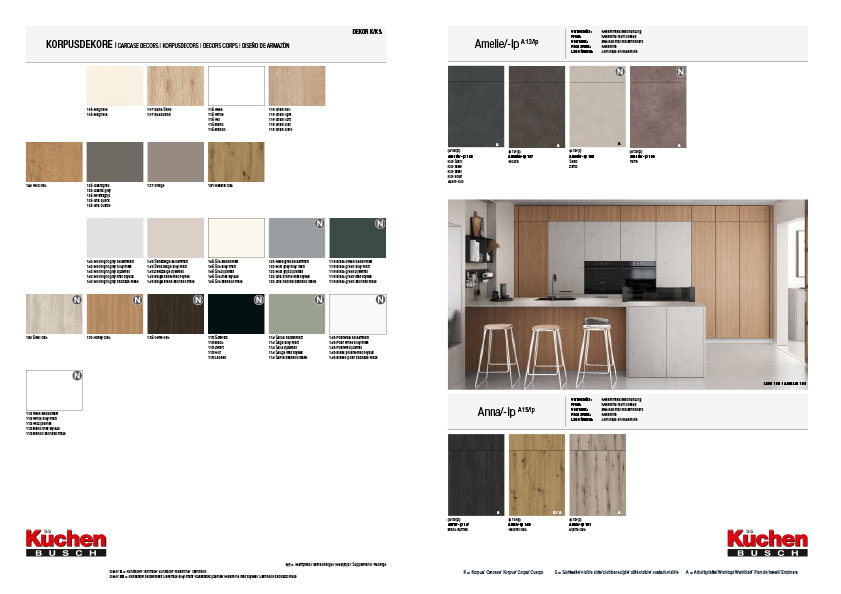 Farben und Fronten der Serie 50 „Exklusiv“